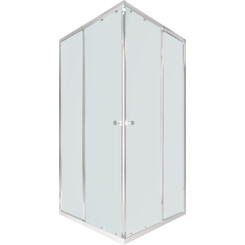 Душевая кабина Qtap Pisces Chrome PISCRM1079SP5 (90x90 см, стекло матовое, профиль хром), Доступные размеры: 90 x 90, Цвет производителя: хром, фото 