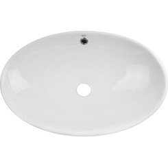 Умывальник Qtap Dove White Glossy QT06118168W (63x42 см, белый глянцевый, чаша), фото 