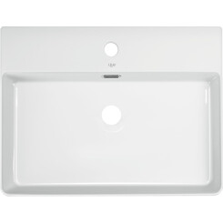 Умывальник Qtap Nando LT White Glossy QT12116146W (60x42 см, белый глянцевый), Доступные размеры: 60 x 42, Цвет производителя: белый глянец, фото 
