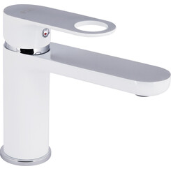 Смеситель для умывальника Qtap Jay Chrome/White QTJAY270CRW45551 (хром/белый), Цвет производителя: хром, белый, фото 