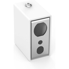 Комплект для скрытого подключения полотенцесушителя Laris 73207745 (белый матовый, для профильной стойки), Цвет производителя: белый матовый, фото 