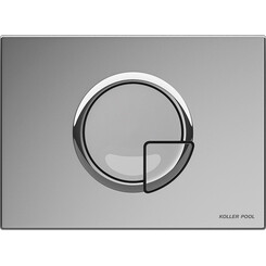 Панель змиву Koller Pool Kvadro Arc Bright Chrome KP-223-002, фото 