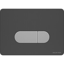 Панель змиву Koller Pool Orion Cosmo Black/Chrome KP-228-004 (чорний/хром), Колір виробника: чорний, хром, фото 