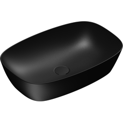 Раковина Catalano Alvea 60 0622600022 (160APGRLXNS, 60x40 см, черная матовая, чаша), Доступные размеры: 60 x 40, Цвет производителя: черный матовый, фото 