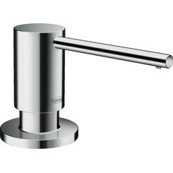Дозатор для моющего средства Hansgrohe A41 Chrome 40438000 (хром, 500 мл), Цвет производителя: хром, фото 