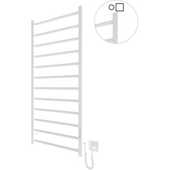 Электрический полотенцесушитель Hygge Family Leeds 6.1.0805.06.WM (530x1170 см, белый матовый, с программатором), Доступные размеры: 530 x 1170, Цвет производителя: белый матовый, фото 