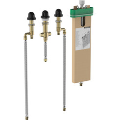 Скрытая часть смесителя скрытого монтажа для ванны Hansgrohe 13440180 (на 4 отверстия), фото 