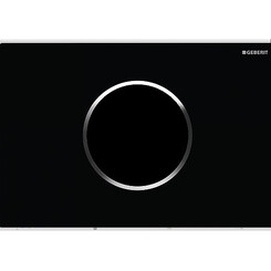 Клавиша смыва Geberit Sigma 10 Black 115.907.KM.1 (черная, сенсорная), фото 