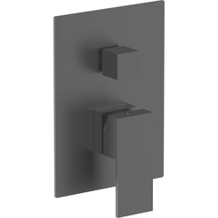 Смеситель скрытого монтажа для ванны Volle Pardo De La Noche 1548.030204 (черный матовый, внутренняя часть в комплекте), фото 