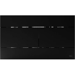 Клавіша змиву Oli Slim 659055 (чорна матова), Колір виробника: чорний матовий, фото 