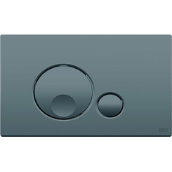 Клавіша змиву Oli Globe 152953 (сіра матова), Колір виробника: сірий матовий, фото 