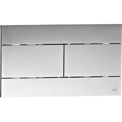 Клавіша змиву Oli Slim 659046 (сатин), Колір виробника: сатин (хром матовий), фото 