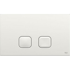 Клавіша змиву Oli Plain 070826 (біла), Колір виробника: білий глянець, фото 