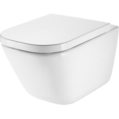 Унитаз подвесной и сиденье soft-close Roca Gap A34H47C000, фото 