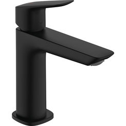 Смеситель для умывальника Hansgrohe Logis Black Matt 71254670 (черный матовый, с донным клапаном), Цвет производителя: черный матовый, фото 