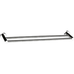 Рушникотримач Ferro Grace Chrome AC08 (подвійний), фото 