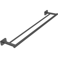 Рушникотримач Ferro Greta Black Matt AGR10BL (чорний матовий, подвійний), Колір виробника: чорний матовий, фото 