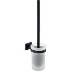 Йоржик для унітазу Ferro Greta Black Matt AGR14BL (чорний матовий, настінний), Колір виробника: чорний матовий, фото 