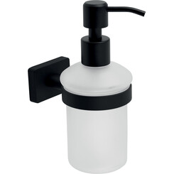 Дозатор для рідкого мила Ferro Greta Black Matt AGR34BL (чорний матовий, настінний), Колір виробника: чорний матовий, фото 