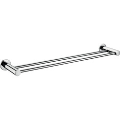 Рушникотримач Ferro Smile Chrome ASM10 (подвійний), фото 