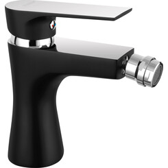 Смеситель для биде Ferro Algeo Square Black/Chrome BAQ6BLC (черный/хром), фото 