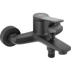 Смеситель для ванны Ferro Stratos Black Matt BSC1BL (черный матовый), фото 