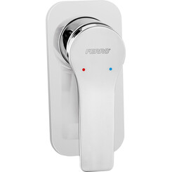 Змішувач прихованого монтажу для душу Ferro Stratos Chrome BSC7PA (внутрішня частина в комплекті), Колір виробника: хром, фото 