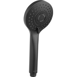 Лійка для душу Ferro Cortina Black Matt S340BL-B (чорна матова, трирежимна), фото 