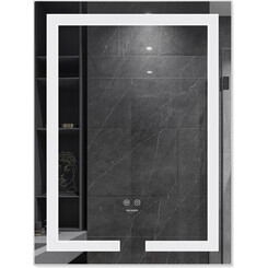 Зеркало для ванной комнаты Kroner KRP Spiegel VR1-5080 (50x80 см, с подсветкой и антизапотеванием), фото 