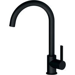 Смеситель для кухни Volle Mora De La Noche 1537.110104 (черный матовый), фото 
