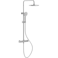 Душевая система с термостатом Volle Sistema D Chrome 1598.090101 (хром), Цвет производителя: хром, фото 