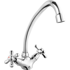 Смеситель для кухни Ferro Retro Chrome XR4, фото 