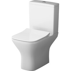 Безободковый унитаз-компакт Am.Pm Gem CGA8601SC (с сиденьем), фото 