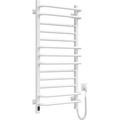 Электрический полотенцесушитель Navin Грандис Sensor 12-108053-4810 (480x1000, белый глянец, правый, сенсорный, с таймером), Доступные размеры: 480 x 1000, Цвет производителя: белый глянец, Подключение полотенцесушителя: правое, фото 