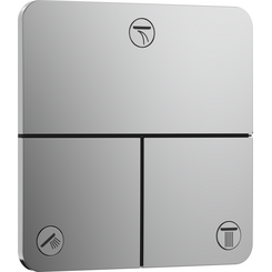 Переключатель на 3 потребителя Hansgrohe ShowerSelect Comfort Q Chrome 15587000 (хром), Цвет производителя: хром, фото 