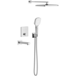 Душевая система с термостатом Imprese Bilovec Chrome t04800901SBC (хром, скрытого монтажа, с изливом), Цвет производителя: хром, фото 