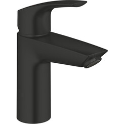 Змішувач для умивальника Grohe Eurosmart S-Size Black Matt 239222433 (чорний матовий, з донним клапаном), фото 