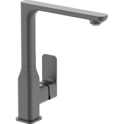 Смеситель для кухни Imprese Bilovec Black Matt 55256 (черный матовый), фото 