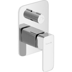 Смеситель скрытого монтажа для ванны Imprese Bilovec Chrome f04600901SQ (хром, внутренняя часть в комплекте), Цвет производителя: хром, фото 