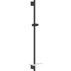 Штанга для душа Grohe RainShower SmartActive Black Matt 22125KF0 (черная матовая, с полочкой), фото 