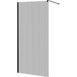 Душевая стенка Imprese Walk-IN s09111004MV (110 см, стекло с рисунком, профиль черный матовый), Доступные размеры: 110 x 200, Цвет производителя: черный матовый, фото 