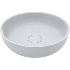 Раковина Miraggio Moon Miramarble Matt 0000675 (40 см, біла матова, чаша), Технологія виробництва: Miramarble Matt, Колір виробника: білий матовий, фото 