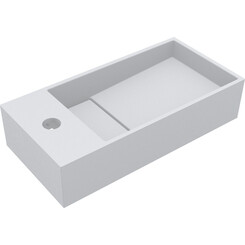 Умивальник Miraggio Toni 450 Mirasoft 8814586 (45x22 см, білий матовий), Доступні розміри: 45 x 22, Технологія виробництва: Mirasoft Technology, фото 