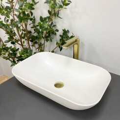 Умивальник VBI Avezzano White Matt VBI-014400 (58x36 см, білий матовий, чаша), Колір виробника: білий матовий, фото 