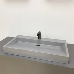 Умивальник VBI Vieste 80 Grey Matt VBI-016801 (80x45 см, сірий матовий), Доступні розміри: 80 x 45, Колір виробника: сірий матовий, фото 