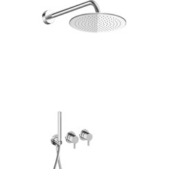 Душевая система Kohlman Axel Chrome KPL-QW260A25 (хром, скрытого монтажа), Цвет производителя: хром, фото 