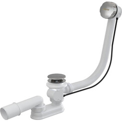 Сифон для ванны Ravak 570 B R/R chrome (X01305, с переливом и поворотным механизмом), Цвет производителя: хром, фото 