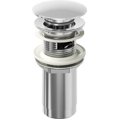 Донный клапан Ravak X01373 (c переливом), Цвет производителя: хром, фото 