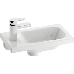 Умывальник Ravak Chrome L 40 XJGL1100000 (40x22 см, белый глянцевый), фото 