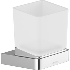 Стакан для зубных щеток Ravak 10° TD 210.00CR (X07P321, хром, настенный), Цвет производителя: хром, фото 